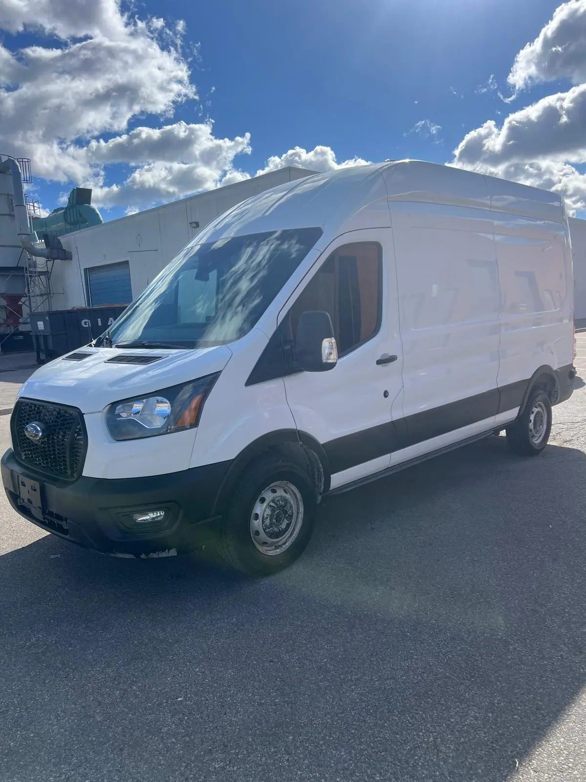 2025 Ford Transit 250 cargo van on the E & S lot